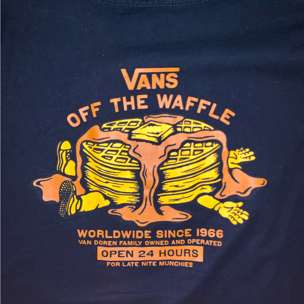 Vans Graphic T-shirt | Black | Long Sleeve | XL